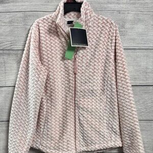 Jason Maxwell Women's Pink and White Utility Jacket